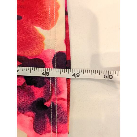 Vanilla Bay Strapless Floral Maxi Dress Small Made in USA - Picture 3 of 5